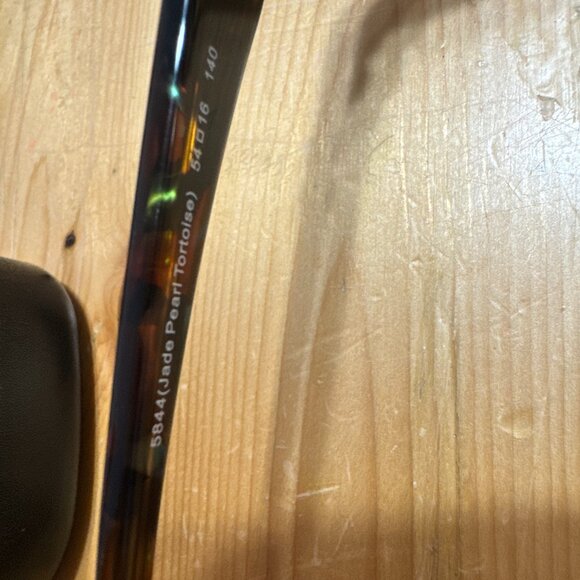 Coach HC6248U Jade Pearl Tortoise Eyeglass Frames 54-16-140 Demo Lenses And Case - Picture 6 of 11